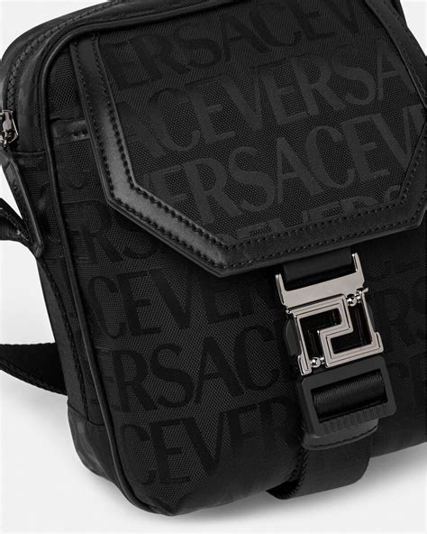 Versace Allover Neo Nylon Crossbody